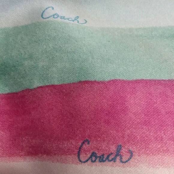Coach Hampton Watercolor‎ Stripe Small Hobo Bag USED - Picture 14 of 14
